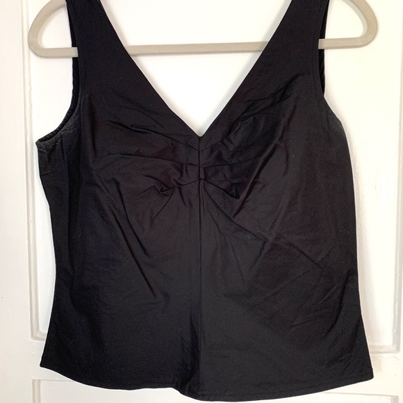 Anthropologie Odille V neck with ruched detailing top size 10 - Picture 7 of 8